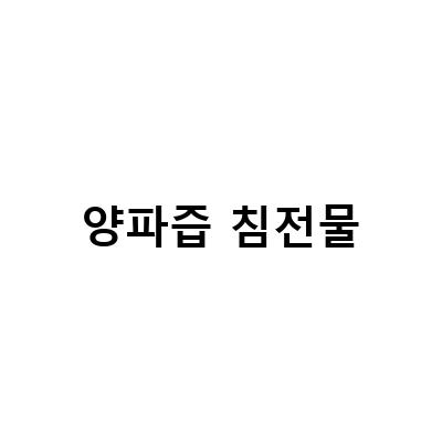 자색 양파즙의 효능과 부모님을 위한 건강한 음료법