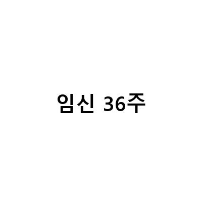 임신 36주차 막달검사, 태동검사, 출산 준비 시작하기!